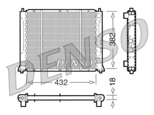 DRM24004 (DENSO) Радиатор основной