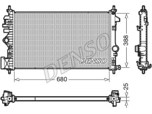 DRM20109 (DENSO) Радиатор основнойOpel Insignia 08-16