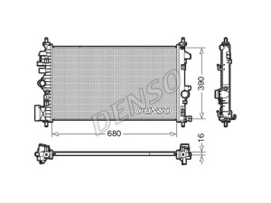 DRM20110 (DENSO) Радиатор основнойOpel Insignia 08-16