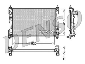 DRM09110 (DENSO) Радіатор основнийFiat Linea 07-18 Fiat Grande Punto 05-10