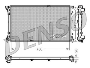 DRM23098 (DENSO) Радіатор основнийRenault Trafic 00-14 Nissan Primastar 02-14 Opel Vivaro 01-14