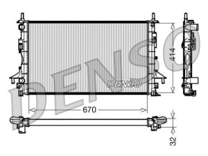 DRM23084 (DENSO) Радиатор основнойRenault Espace 97-02 Renault Espace 02-15 Renault Laguna II 00-07