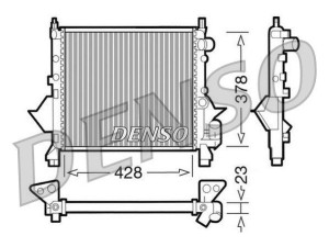 DRM23080 (DENSO) Радіатор основний