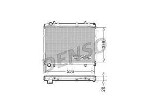 DRM21035 (DENSO) Радиатор основнойPeugeot 307 01-11 Citroen C4 Picasso 06-13 Citroen C4 04-11