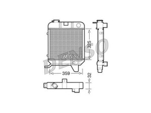 DRM21040 (DENSO) Радіатор основний