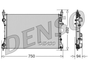 DRM09171 (DENSO) Радіатор основнийFiat Linea 07-18