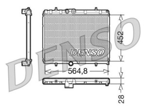 DRM21057 (DENSO) Радиатор основнойPeugeot 308 (T7) 07-19 Peugeot Partner 08- Citroen Berlingo 08-18