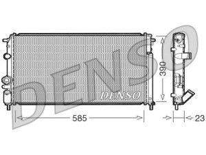 DRM23053 (DENSO) Радіатор основнийRenault Scenic I 97-03 Renault Megane I 96-03