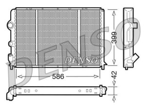 DRM23051 (DENSO) Радіатор основнийRenault Scenic I 97-03 Renault Megane I 96-03