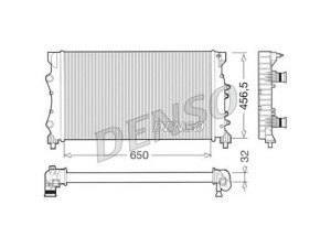 DRM23025 (DENSO) Радиатор основнойRenault Espace 97-02