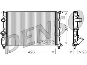 DRM23008 (DENSO) Радіатор основнийRenault Logan 04-13 Nissan Kubistar 03-08 Dacia Logan 04-12