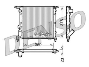 DRM23005 (DENSO) Радиатор основнойRenault Clio I 90-98