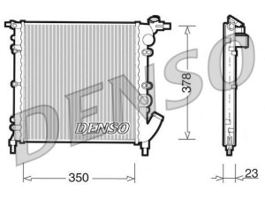 DRM23003 (DENSO) Радиатор основнойRenault Clio I 90-98