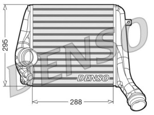 DIT28017 (DENSO) Радіатор інтеркулераPorsche Panamera 09-18