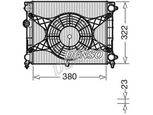 DRM99010 (DENSO) Радиатор основной