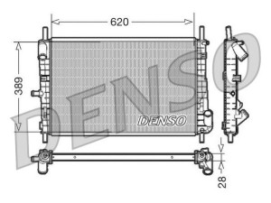 DRM10072 (DENSO) Радиатор основнойFord Mondeo III 00-07