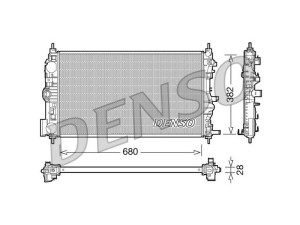 DRM15005 (DENSO) Радиатор основнойChevrolet Cruze 09-17