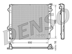 DRM50048 (DENSO) Радиатор основнойToyota Land Cruiser Prado 120 03-09