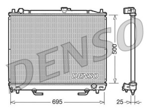 DRM45007 (DENSO) Радиатор основнойMitsubishi Pajero Sport 08-16