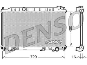 DRM46033 (DENSO) Радиатор основнойNissan Maxima A34 03-08