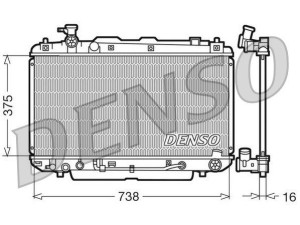 DRM50022 (DENSO) Радіатор основнийToyota RAV4 00-05