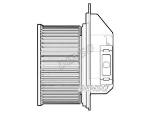 DEA01001 (DENSO) Моторчик печкиAlfa Romeo 166 98-07 Lancia Thesis 02-09