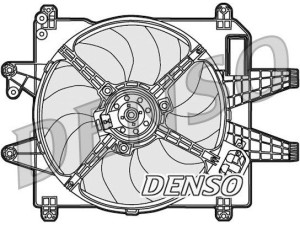 DER09089 (DENSO) Вентилятор основного радіатораFiat Multipla 03-10