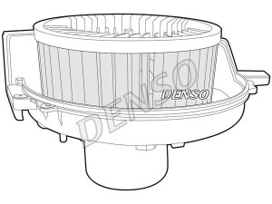 DEA27001 (DENSO) Моторчик пічкиVW Polo 09-18 Audi A1 10-18 Skoda Fabia II 07-14