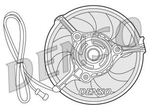DER32008 (DENSO) Вентилятор основного радіатораAudi A8 94-02 Audi A6 97-04