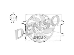 DER10004 (DENSO) Вентилятор основного радіатораFord Fusion 02-12 Ford Fiesta 02-09