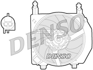 DER10006 (DENSO) Вентилятор основного радіатораFord Fiesta 96-01