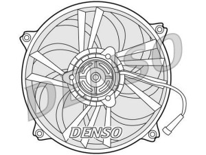 DER21014 (DENSO) Вентилятор основного радиатораPeugeot 307 01-11