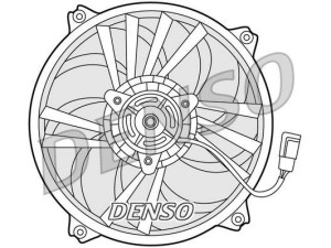 DER21015 (DENSO) Вентилятор основного радиатораPeugeot Partner 96-08 Peugeot Partner 08- Citroen Berlingo 96-08