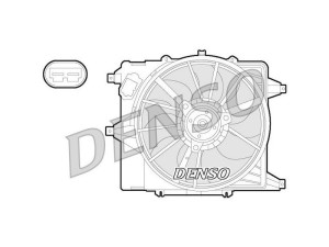 DER23003 (DENSO) Вентилятор основного радіатораRenault Kangoo 97-07 Renault Scenic II 03-09 Renault Megane II 03-09