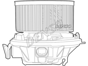 DEA07010 (DENSO) Моторчик пічкиCitroen C5 01-08