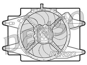 DER01001 (DENSO) Вентилятор основного радиатораAlfa Romeo 147 00-10