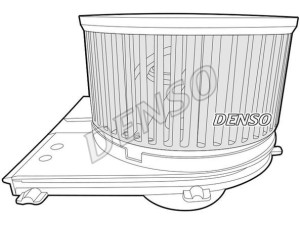 DEA02004 (DENSO) Моторчик пічкиVW Golf IV 97-03 Audi A3 96-03 Skoda Octavia Tour 96-10