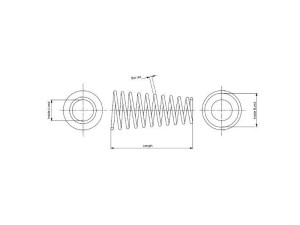 60654277 (FIAT) Пружина передняAlfa Romeo 147 00-10 Alfa Romeo 156 97-07