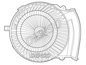 DEA07001 (DENSO) Моторчик печкиPeugeot Expert 07-16 Citroen Jumpy 07-16