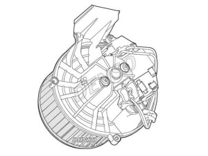 DEA07003 (DENSO) Моторчик печкиPeugeot Expert 07-16 Citroen Jumpy 07-16