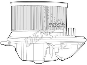 DEA07009 (DENSO) Моторчик печкиPeugeot 106 91-03 Citroen Saxo 96-04