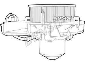 DEA20003 (DENSO) Моторчик пічкиOpel Corsa C 00-06 Opel Tigra 04-09 Opel Combo C 01-11