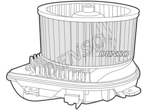 DEA07013 (DENSO) Моторчик печкиPeugeot 806 98-02 Peugeot Expert 95-07 Citroen Jumper 02-06