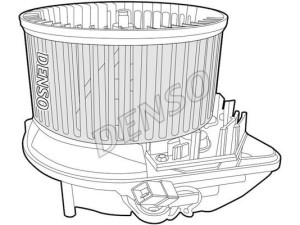 DEA07015 (DENSO) Моторчик печкиPeugeot Partner 96-08 Peugeot Partner 08- Citroen Jumper 02-06