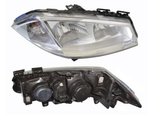 7701054655 (RENAULT) Фара права електрокоректором -06Renault Megane II 03-09