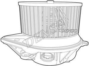 DEA21011 (DENSO) Моторчик печкиPeugeot 406 97-04 Peugeot 607 99-10