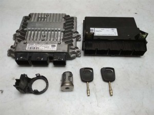 5WS40140ET (FORD) Блок електронний управління двигуном комплект