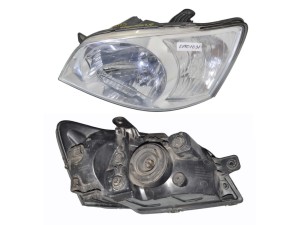 921011C030 (HYUNDAI) Фара левая механический корректор -05Hyundai Getz 02-10