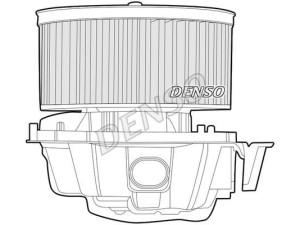 DEA23014 (DENSO) Моторчик печкиRenault Modus 08-12 Renault Modus 04-08