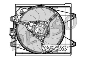 DER09048 (DENSO) Вентилятор основного радіатораFiat 500 07-20